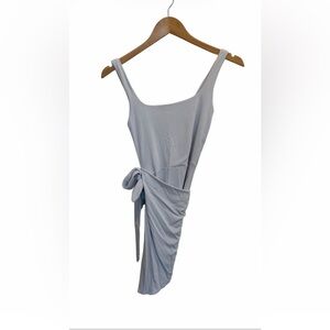 Wilfred Aritzia White Mini Wrap Dress size small